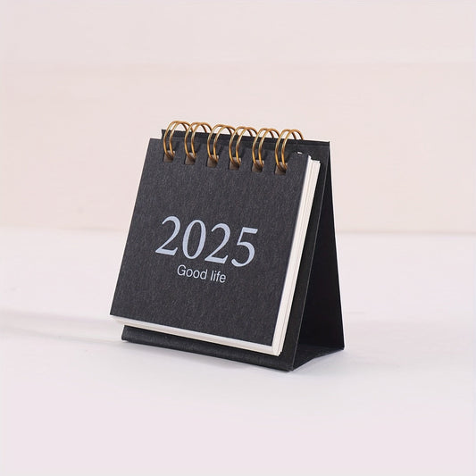 Elegant skrivbordskalender med spiralställ – perfekt överblick