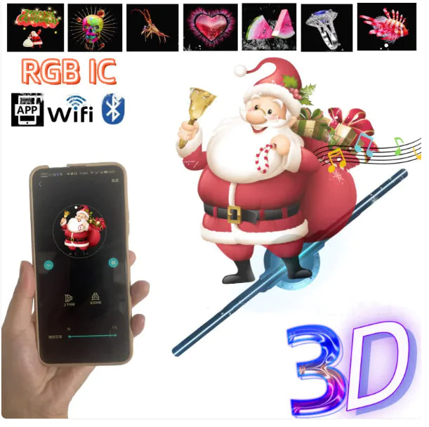 3D Holografisk Fan Display – Effektiv Reklame til Events og Butikker
