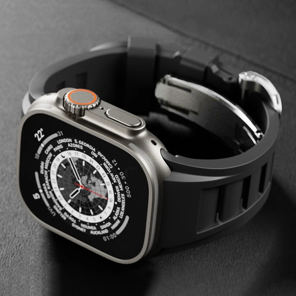 3D Silikone Urrem - Komfort og Stil til Apple Watch