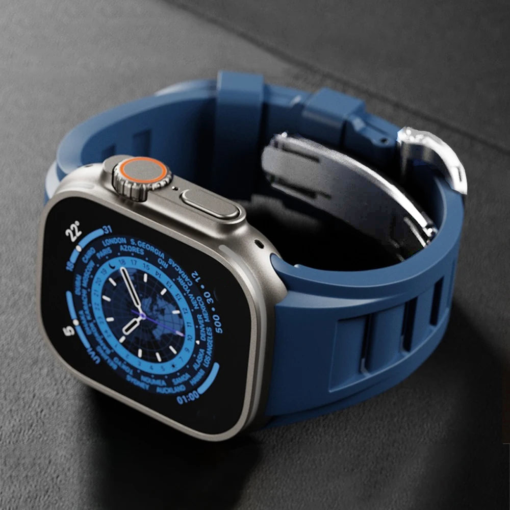 3D Silikone Urrem - Komfort og Stil til Apple Watch