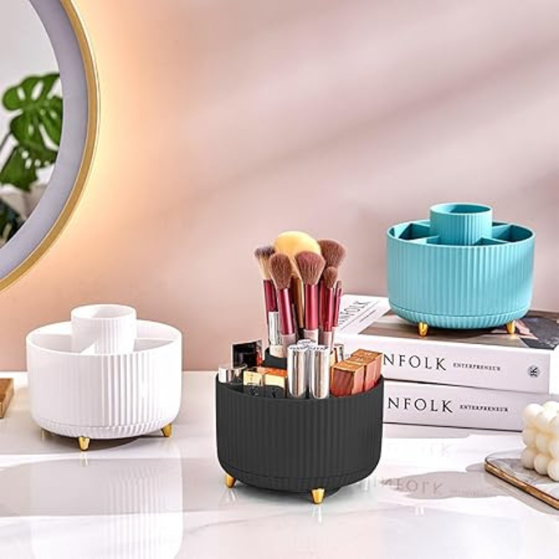 Roterende Makeup Opbevaring - Pladsbesparende og Elegant