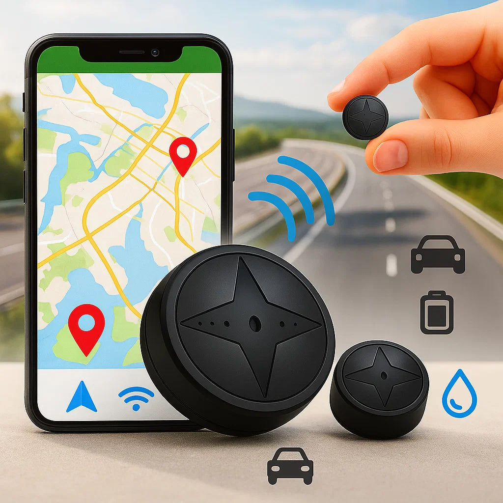 Diskret GPS Tracker för Bilar med Magnetisk Montering