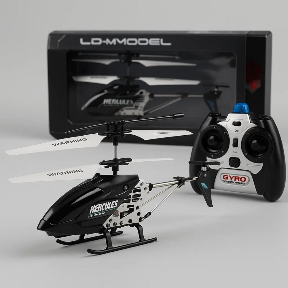 Mini RC Helikopter 3.5CH med Gyroskop - Indestructible Rød