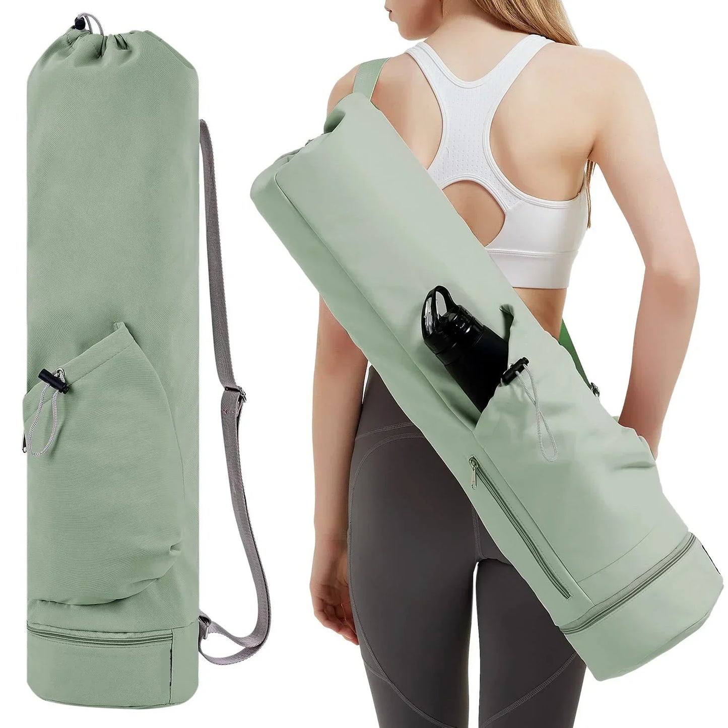 Yogamattväska med extra utrymme och vattenavvisande design