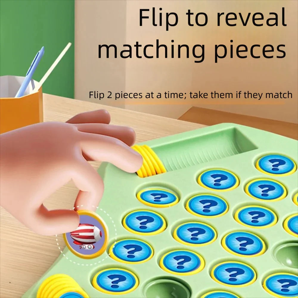 Flip & Match Memory Spil - Skærper Hukommelse og Fokus