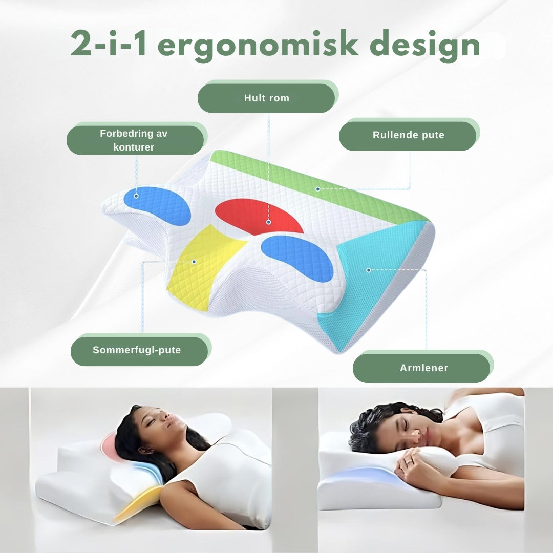 Ergonomisk Nattesøvn - Den Ideelle Pude til Smertefri Søvn
