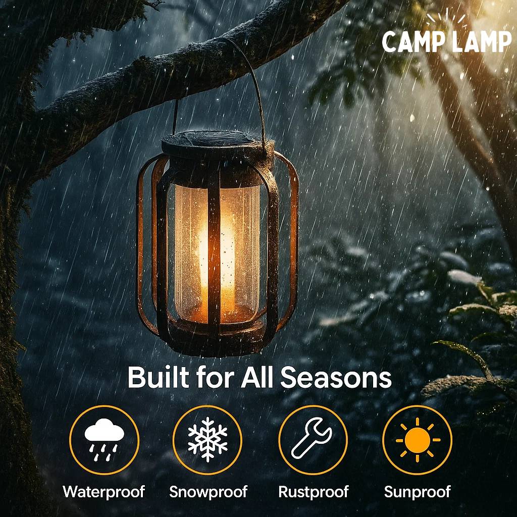 Solcellelampe med Flammeeffekt – Elegant Udendørs Belysning