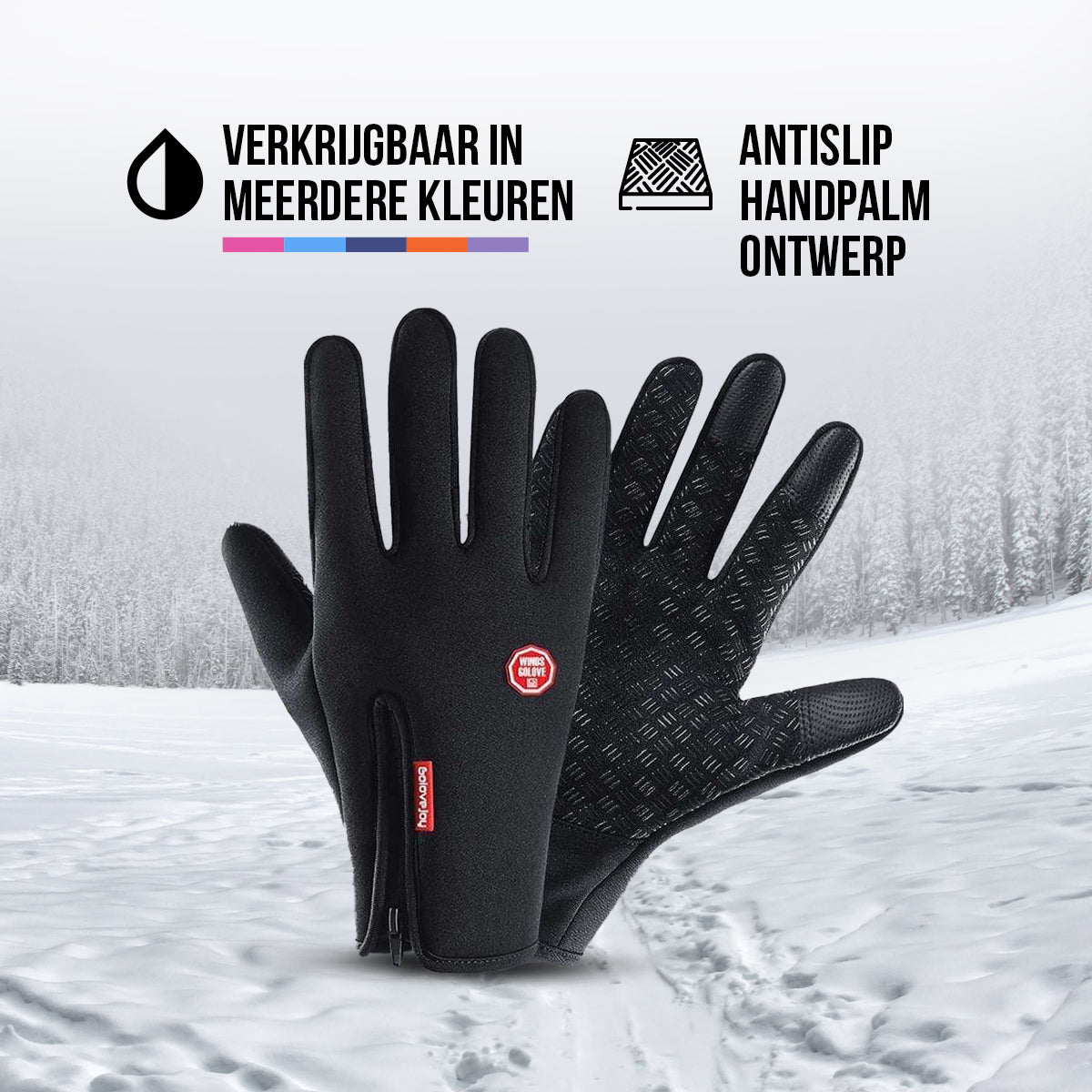 Vindtætte varmehandsker