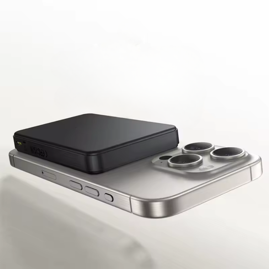 Kompakt Magnetisk Powerbank 10000mAh – Trådløs & Hurtig Opladning