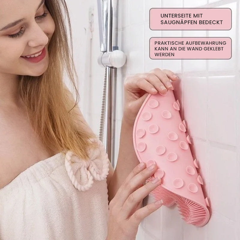 Fot- och ryggskrubb för dusch, massagekudde