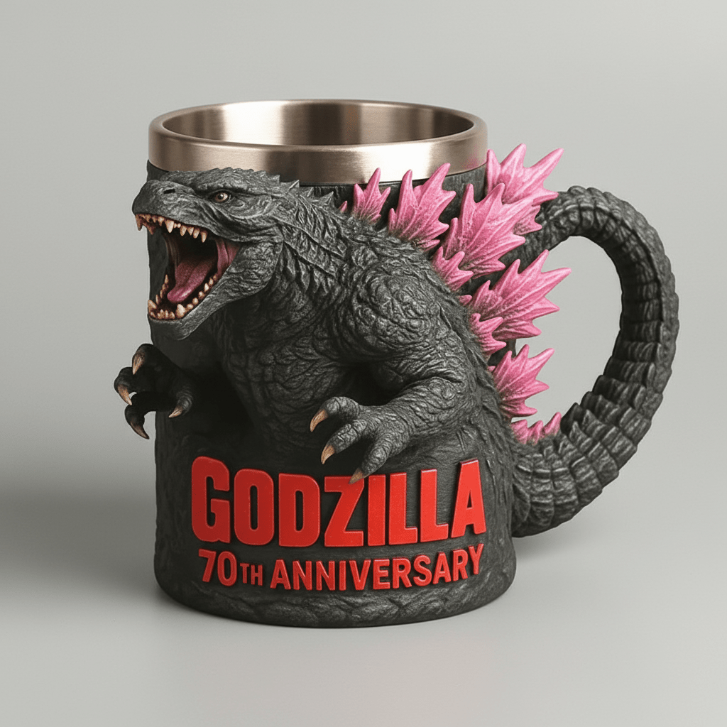 3D Keramikkrus med Monsterdesign til Kaffeentusiaster