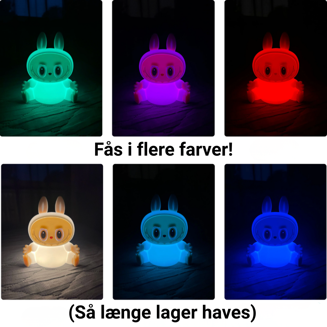 Lugnande nattlampa med gosedjur för trygga nätter