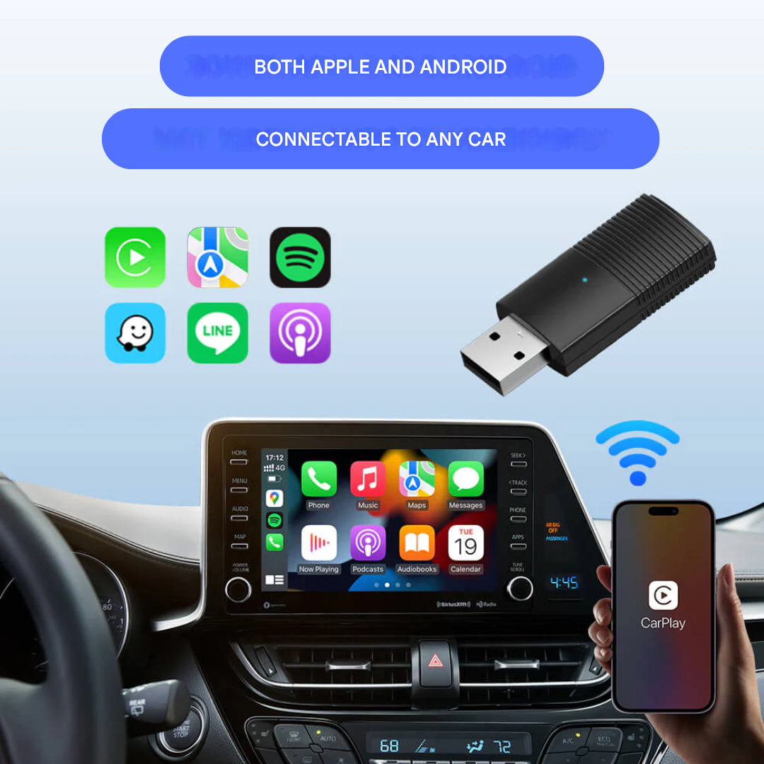 Trådløs CarPlay Adapter – SmartDrive Link