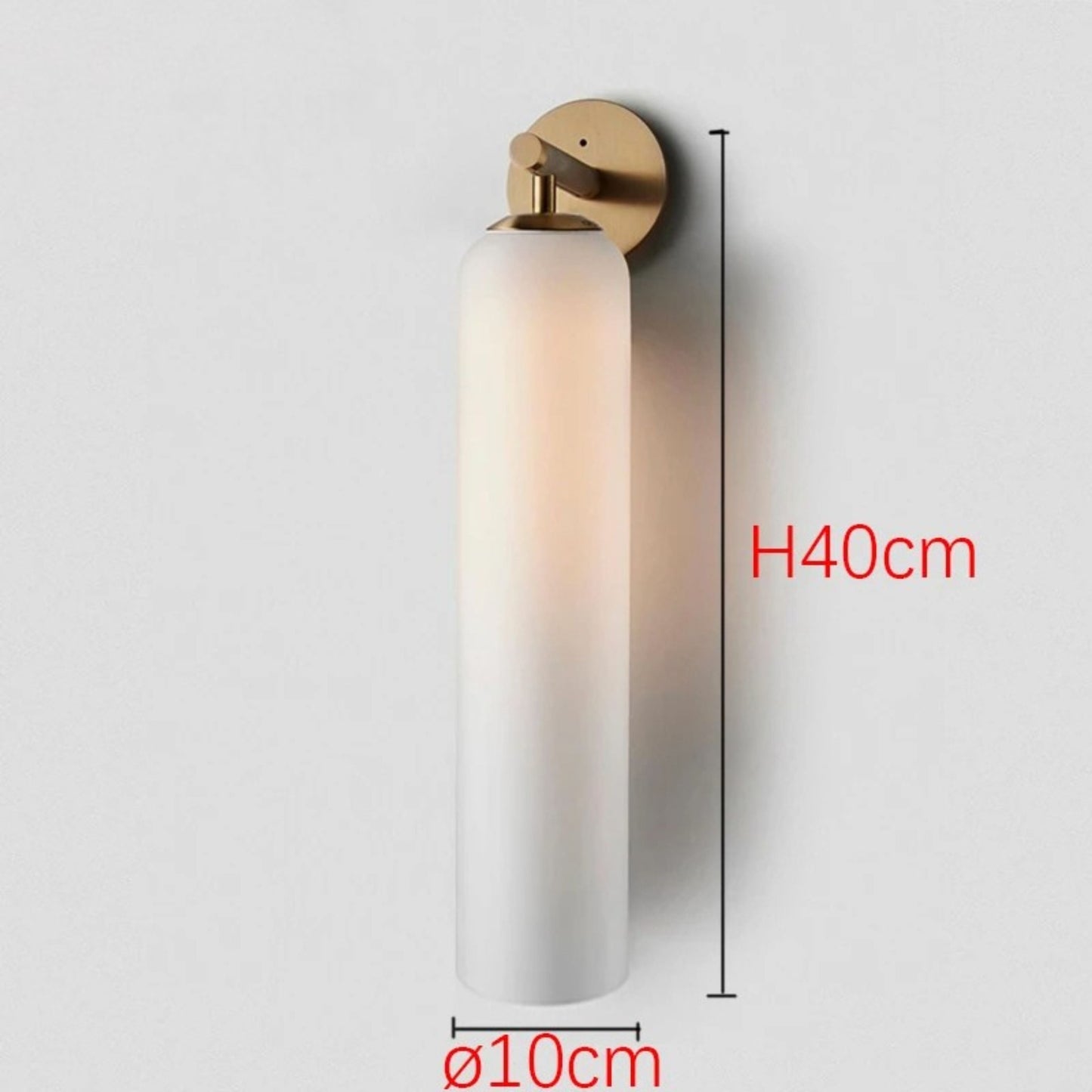 Elegant Væglampe med LED og Glasdesign til Moderne Hjem