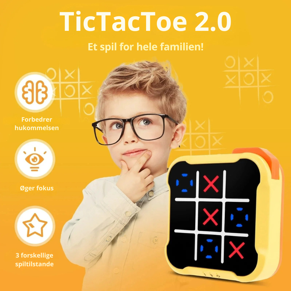 Elektronisk Tic Tac Toe – Sjovt og Bærbart Spil for Alle