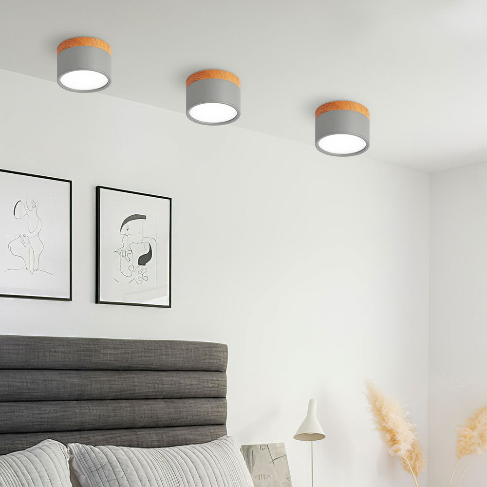 Stilfuldt Loftlys i Pink med Energibesparende LED