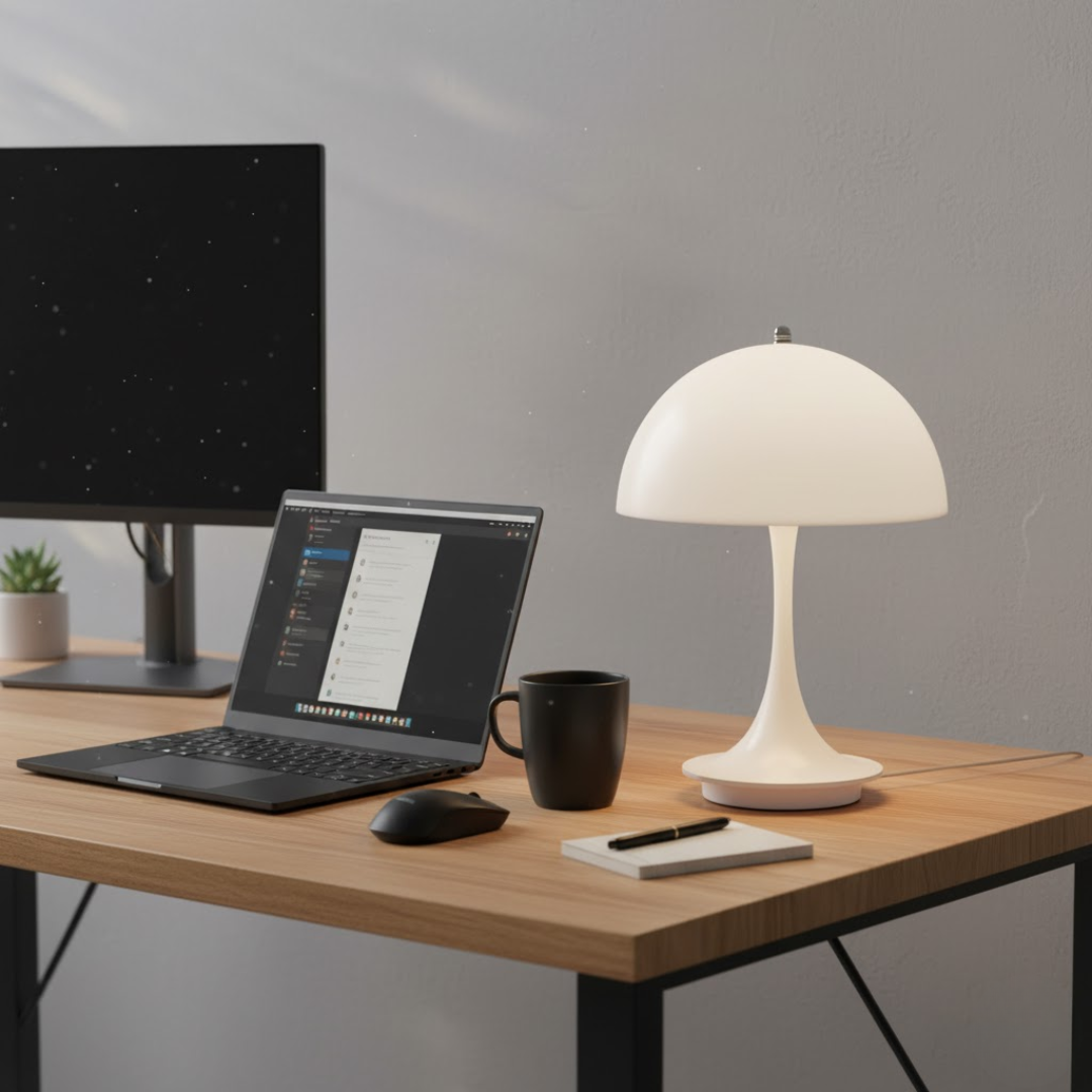 Trådløs Bordlampe med Genopladeligt Batteri – Stilfuldt Design