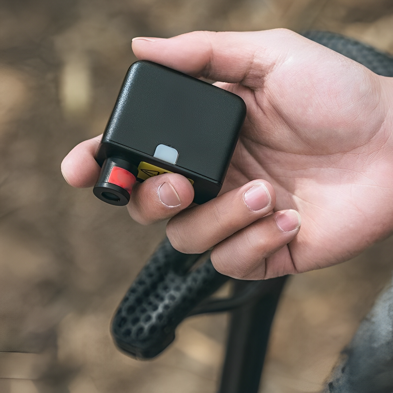 Ultrakompakt elektrisk cykelpumpe med Type-C genopladeligt batteri til nem oppumpning