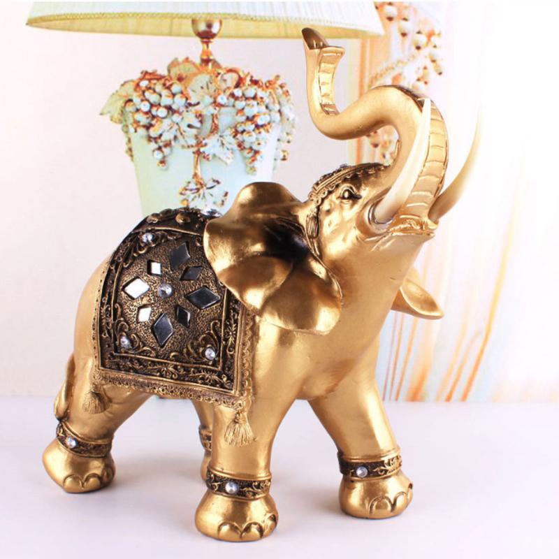 Elegant Elefantfigur i Guld