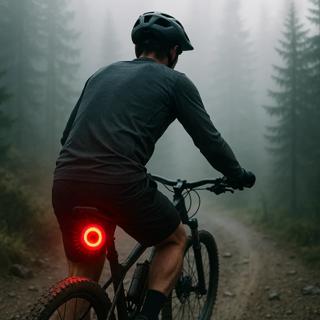 Smart Cykellygte med Automatisk Bremsefunktion og 360° Lys