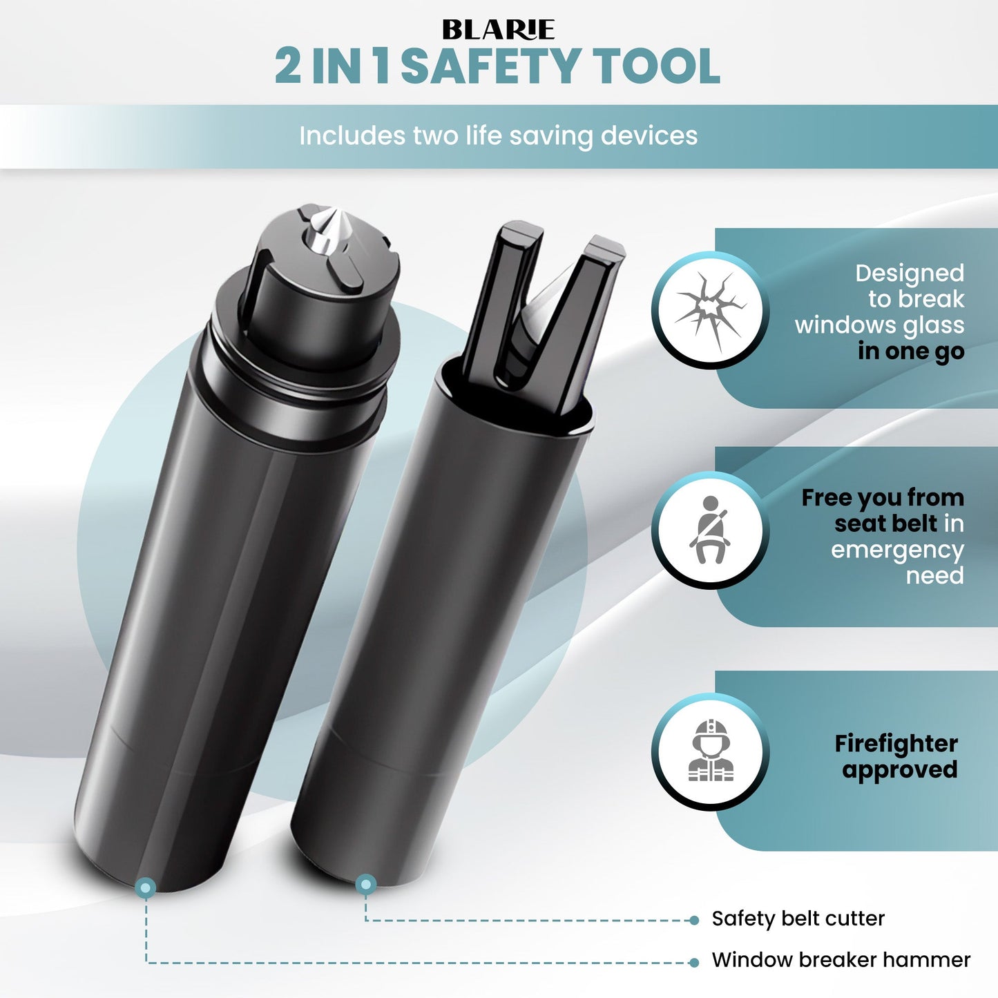 Livräddare: 2-i-1 Bilräddningsverktyg för Säkerhet