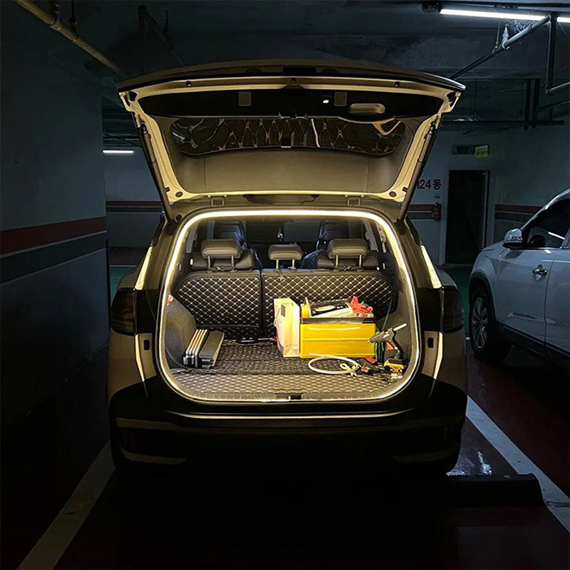 Automatisk LED-lys til bilbagagerum – Nem montering og stil