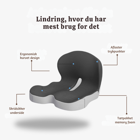 Ergonomisk Sædepude til Smertelindring og Optimal Komfort