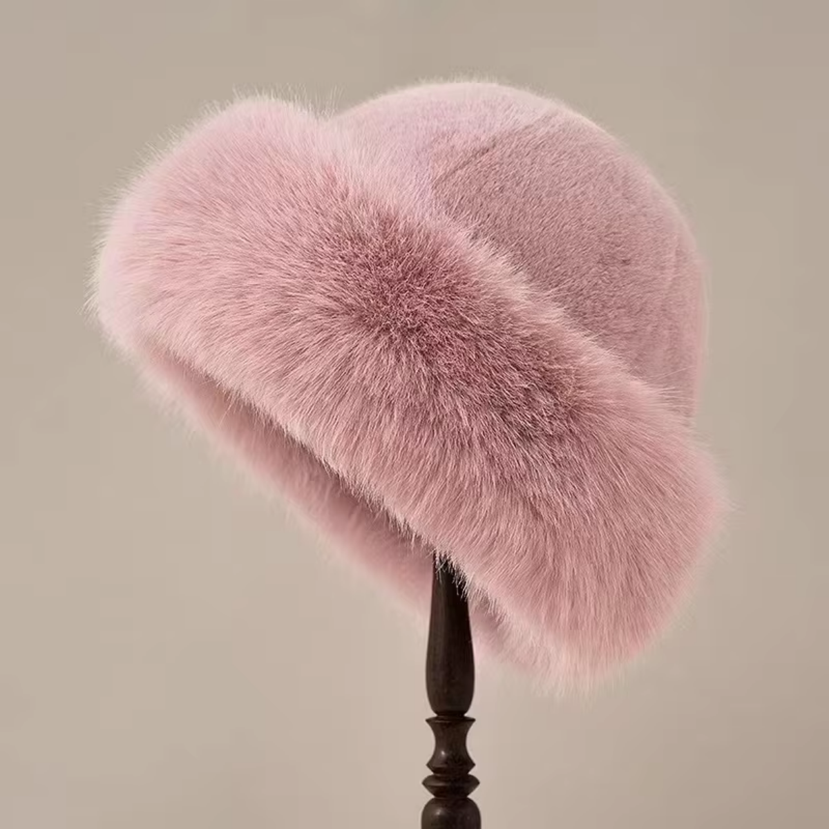 Elegant hatt i läder