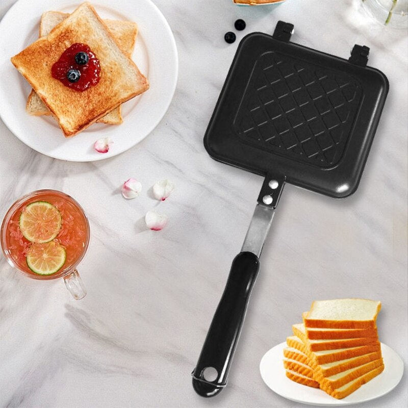 Dubbelsidig Non-Stick Smörgåsjärn