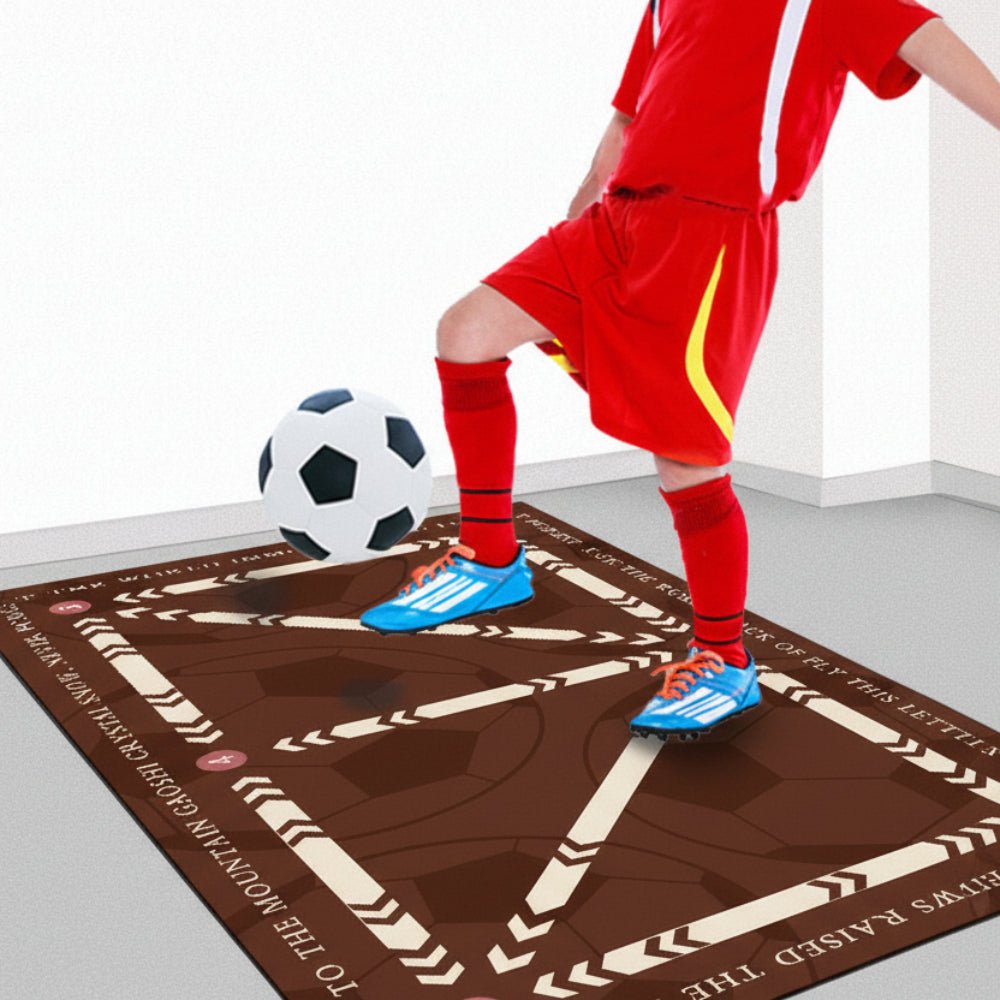Fotbollsträningsmatta för dribbling och koordination
