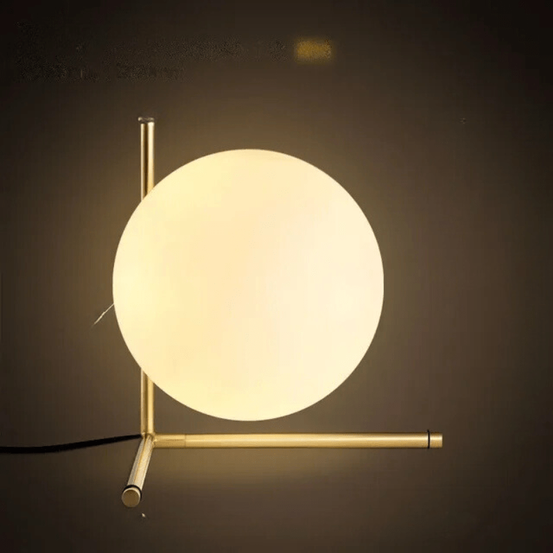 Elegant glaslampa med diskret ljusspridning