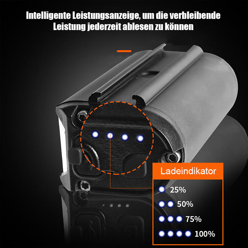 Ultra-Hell Genopladeligt LED Cykellygte – 900 Lumen Cykellys til Nattetransport
