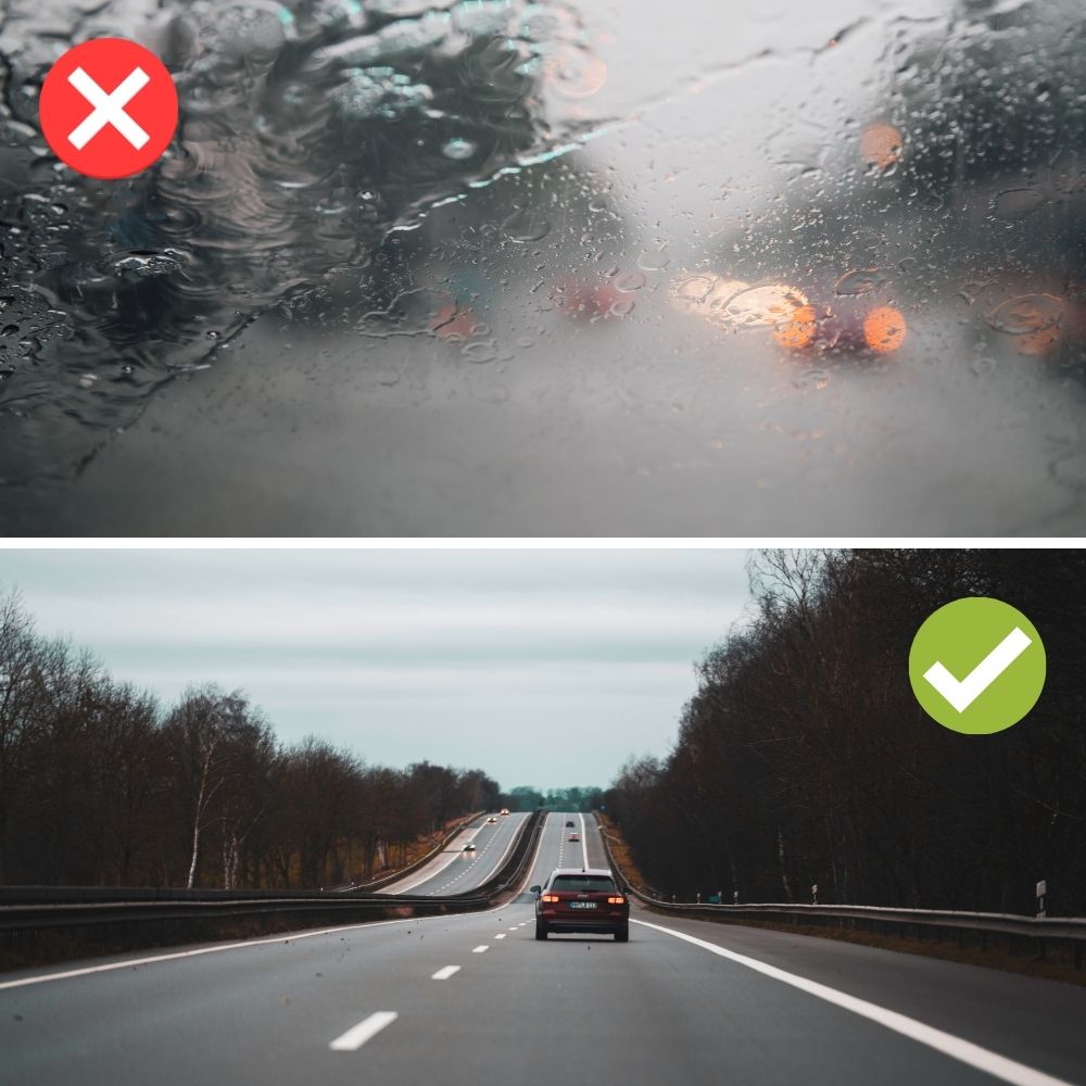 Vandafvisende Bilrude Behandling - KlarVision