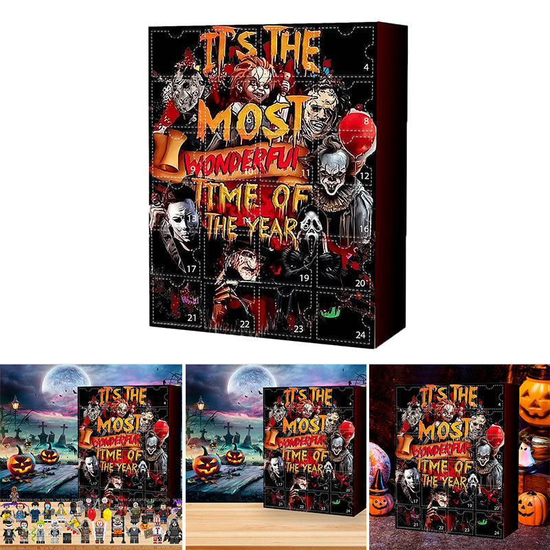 Halloween Adventskalender med figurer fra skræmmende film