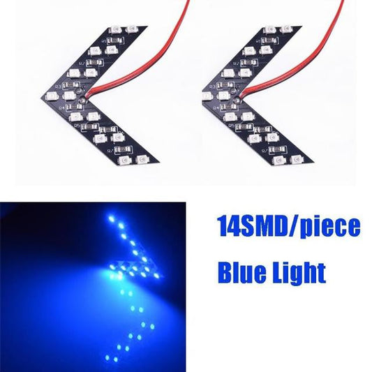2 stk LED pilpanel til bil
