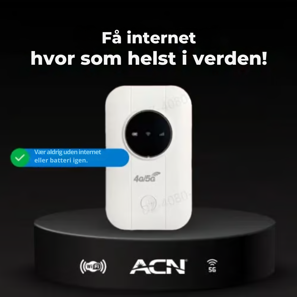 Rejse-WiFi: Ubegrænset Internet Globalt, Hurtigt & Stabilt