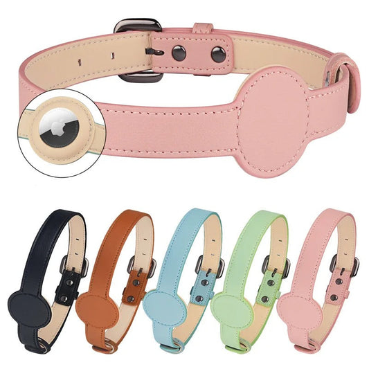 Luksus Hundehalsbånd med Airtag Holder - Sikkerhed og Stil