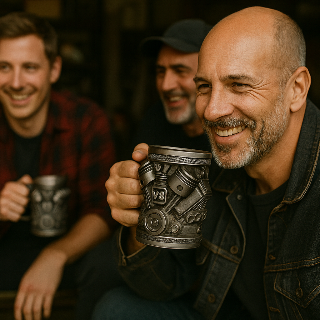 Mechaniker Kop Tasse – Håndlavet Motordesign