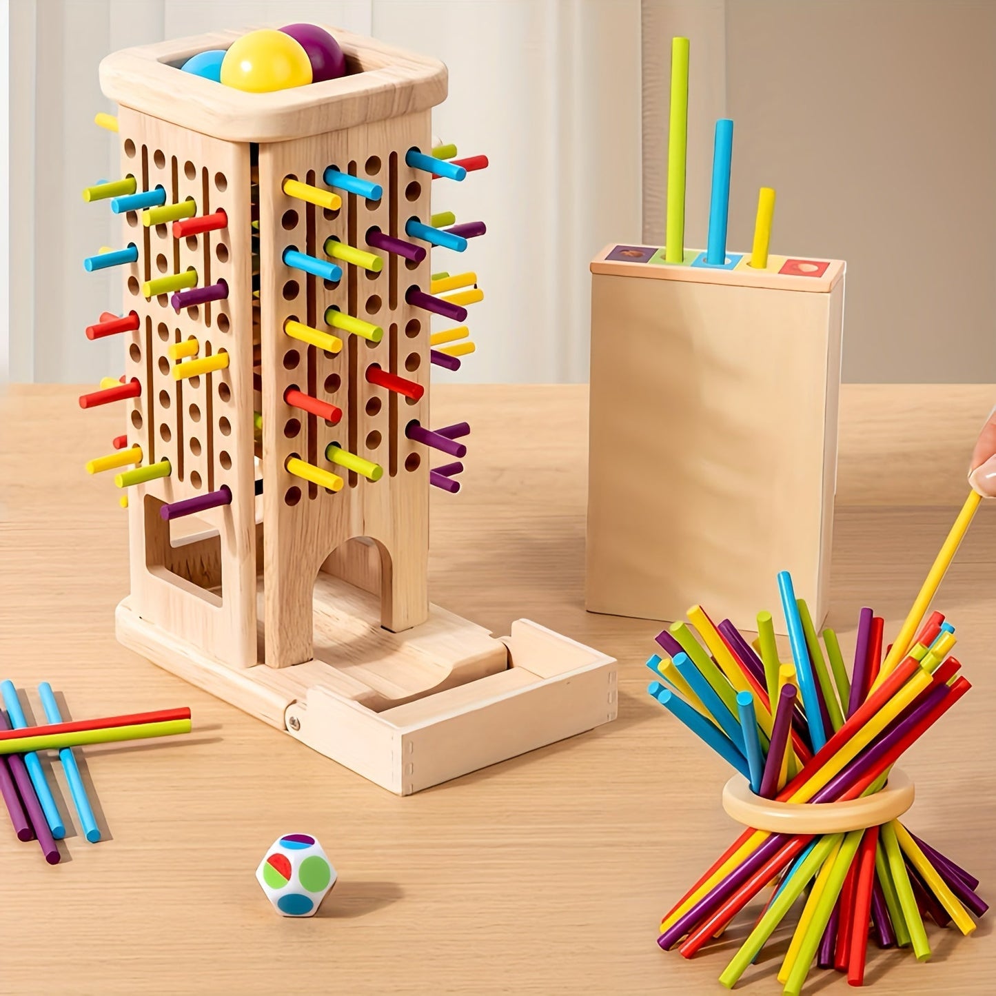 Montessori Trætårn med Læring og Sjov for Børn