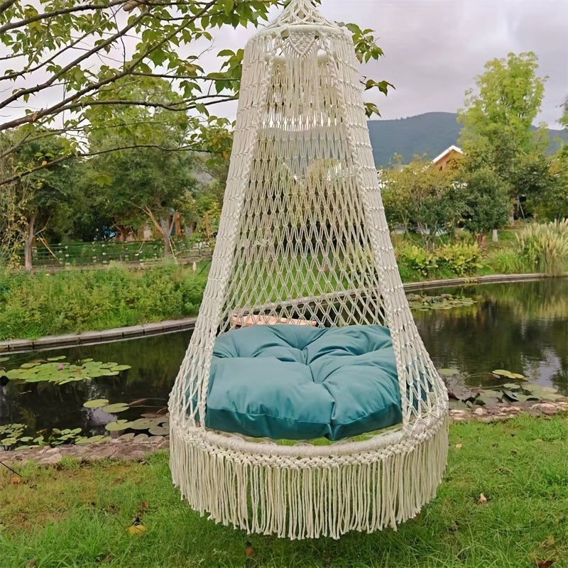 Handgjord hängstol CozyNest – Skapa din egen oas