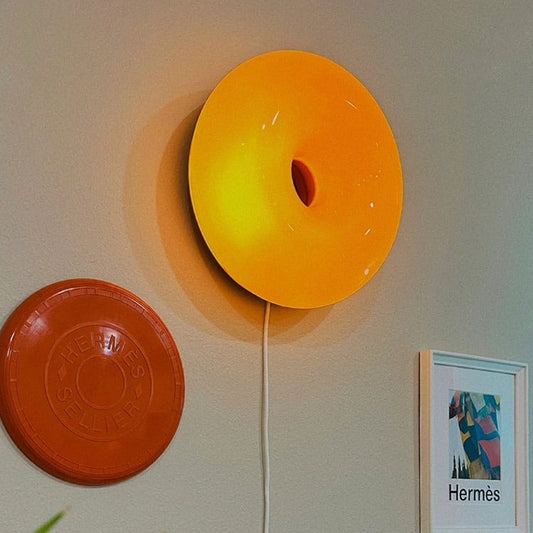 Moderne LED Væglampe i Glas med Energibesparende Design