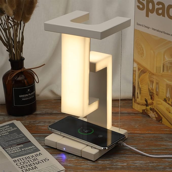 Trådløs Opladningsstation - LuminaSphere