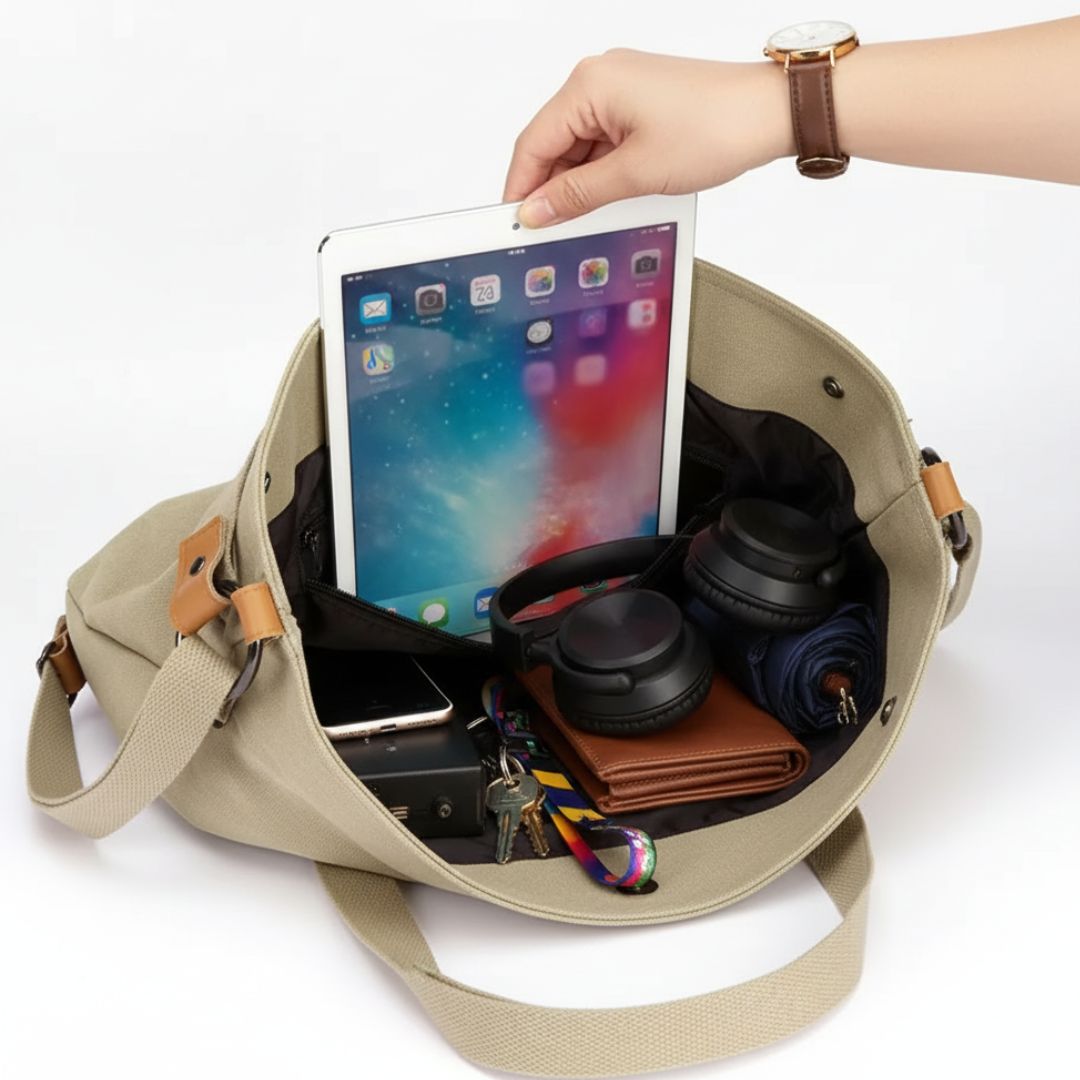 Ergonomisk multifunktionell väska med 3-i-1 bärsystem
