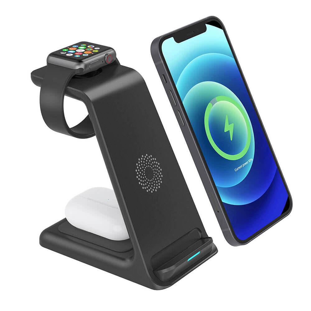 SmartLaddare 20W | Snabb trådlös laddare för iPhone, AirPods och Apple Watch