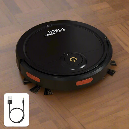 Effektiv 3-i-1 Robotstøvsuger med Moppefunktion og Smart Navigation