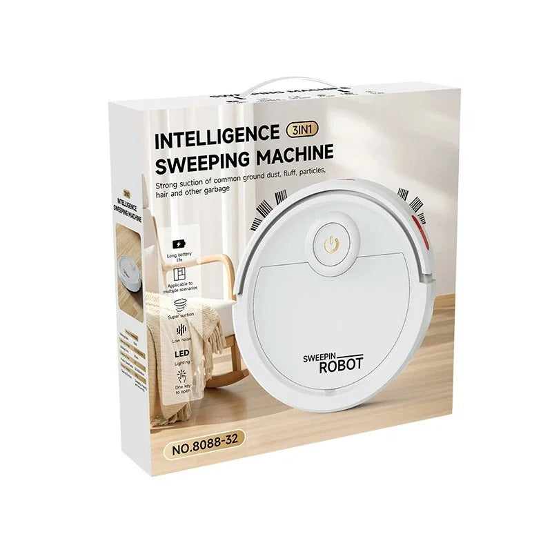 Effektiv 3-i-1 robotdammsugare med moppfunktion och smart navigering