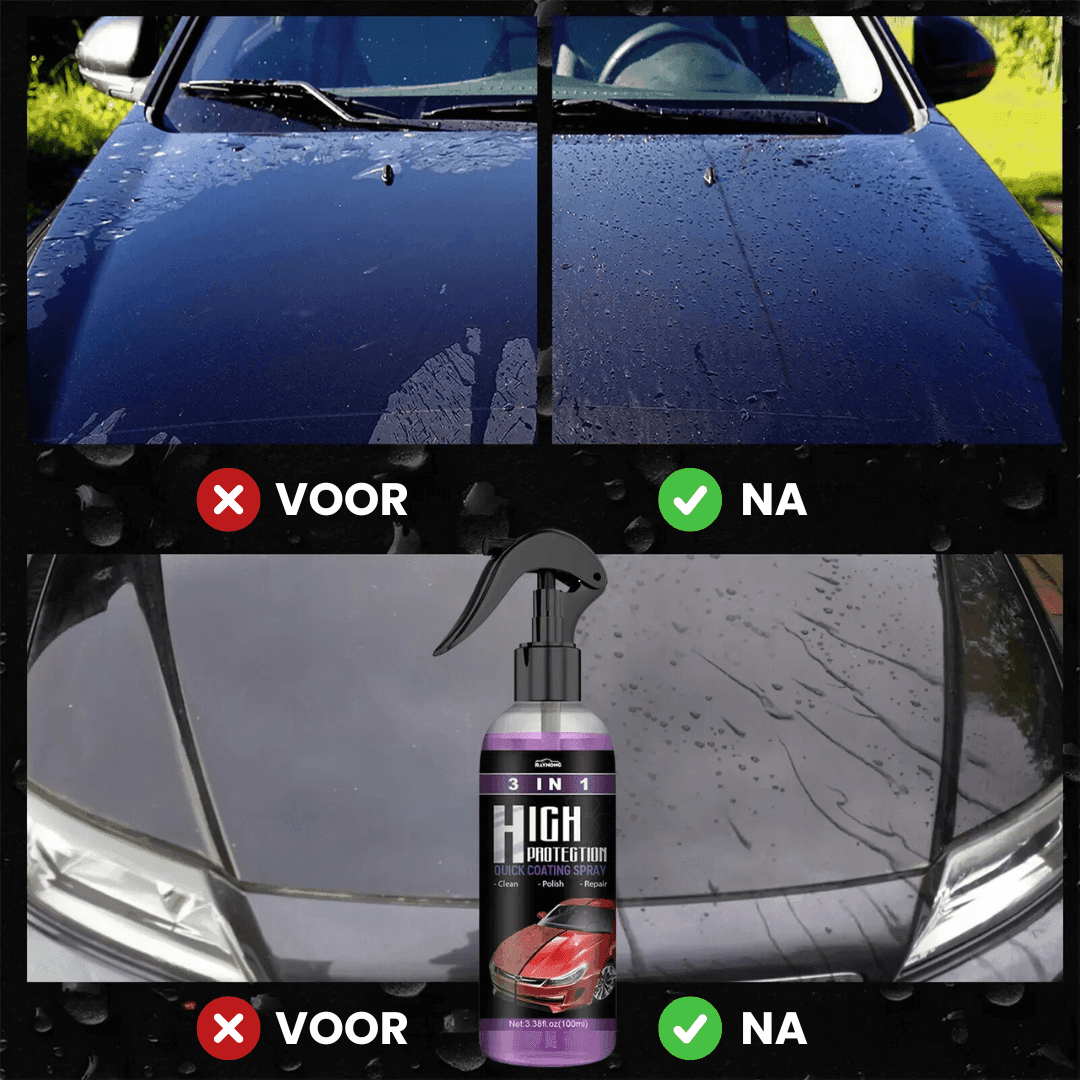 Nanokeramisk skyddsspray för fordon – enkelt repskydd