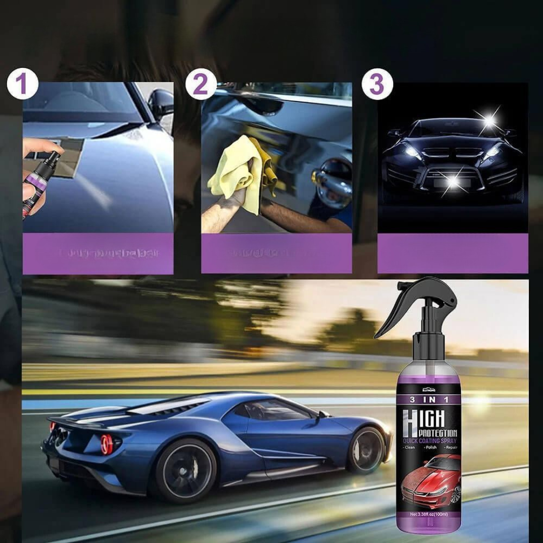 Nanokeramisk skyddsspray för fordon – enkelt repskydd