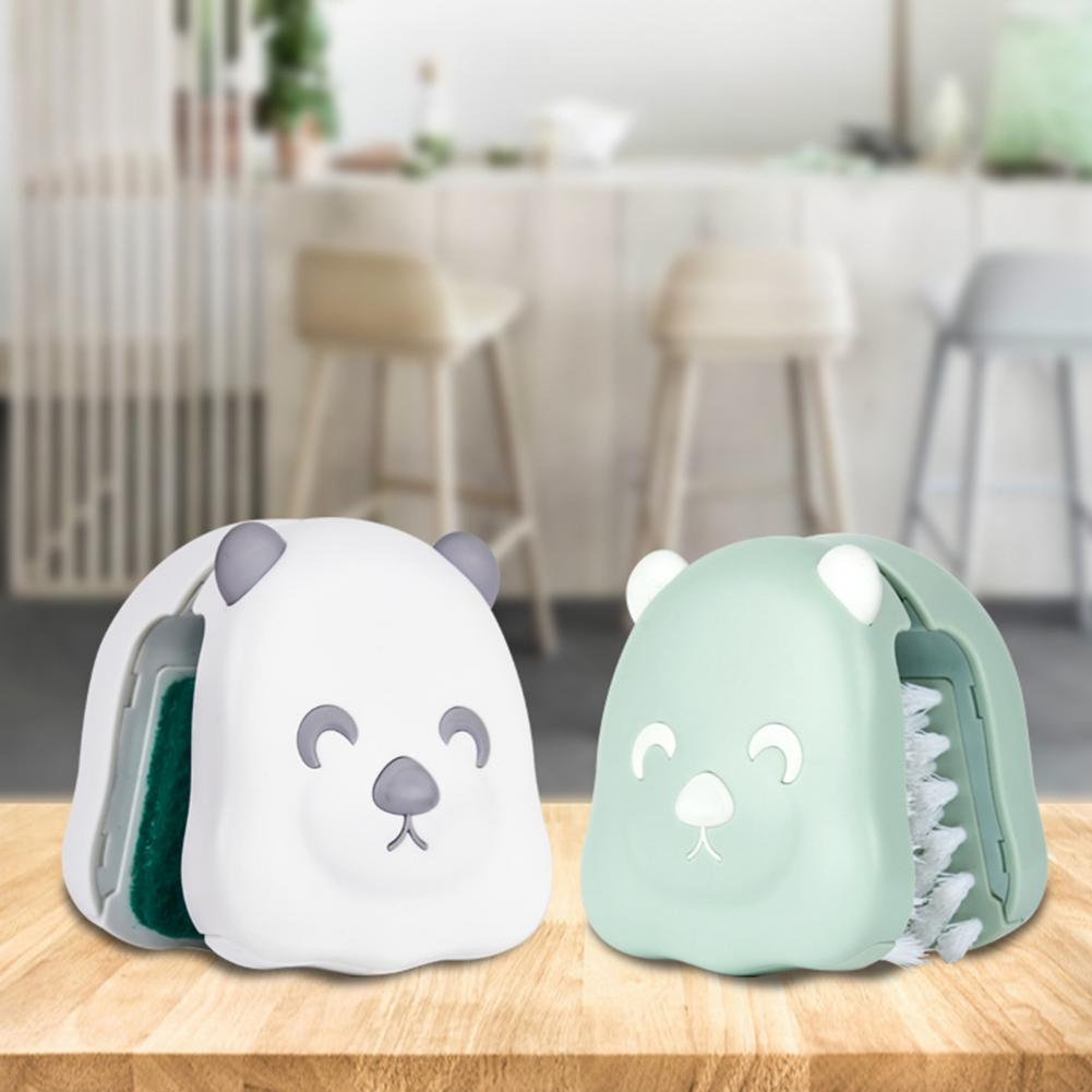 To-sidet køkkenkniv rengøringsbørste