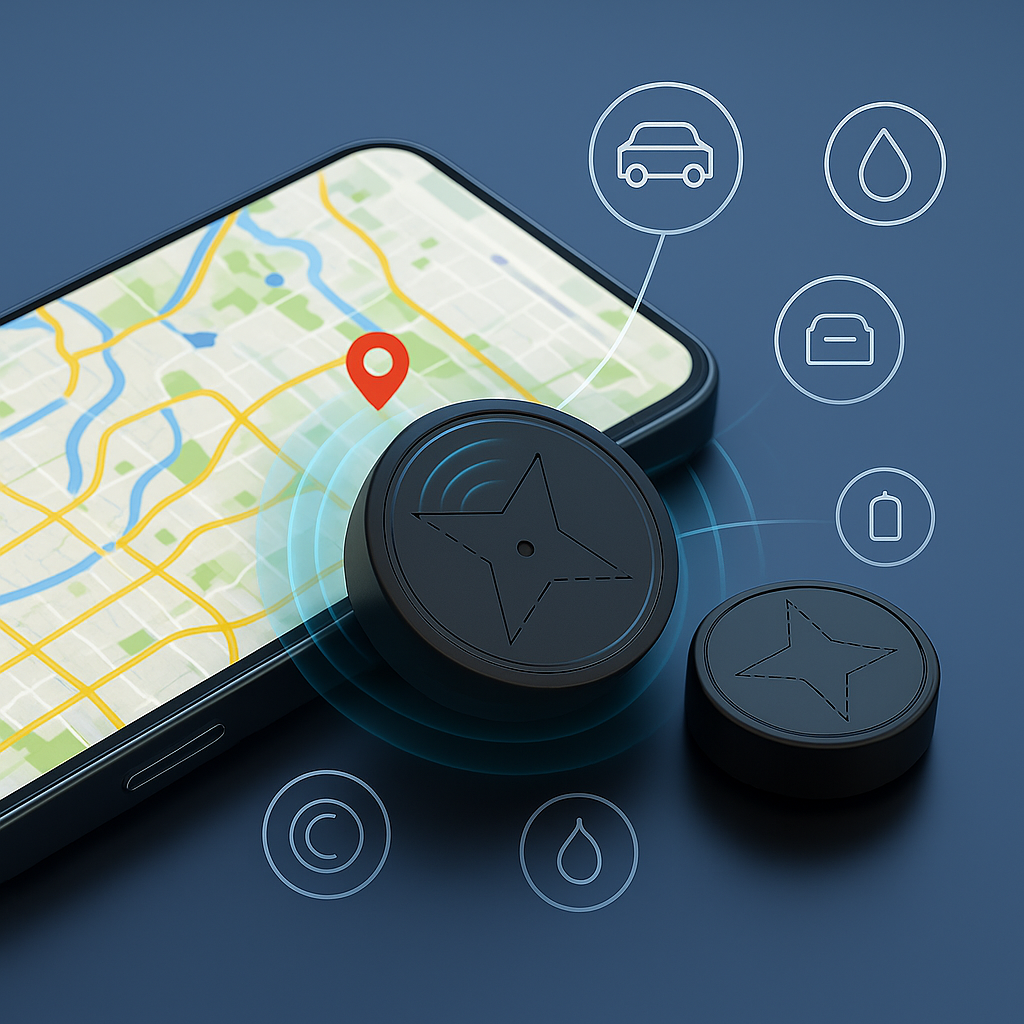Diskret GPS Tracker för Bilar med Magnetisk Montering
